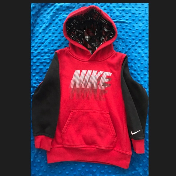 nike red white black jacket